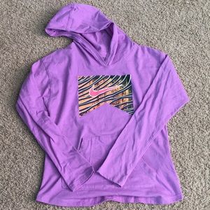 Purple Nike hoodie